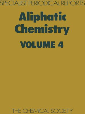 cover image of Aliphatic Chemistry